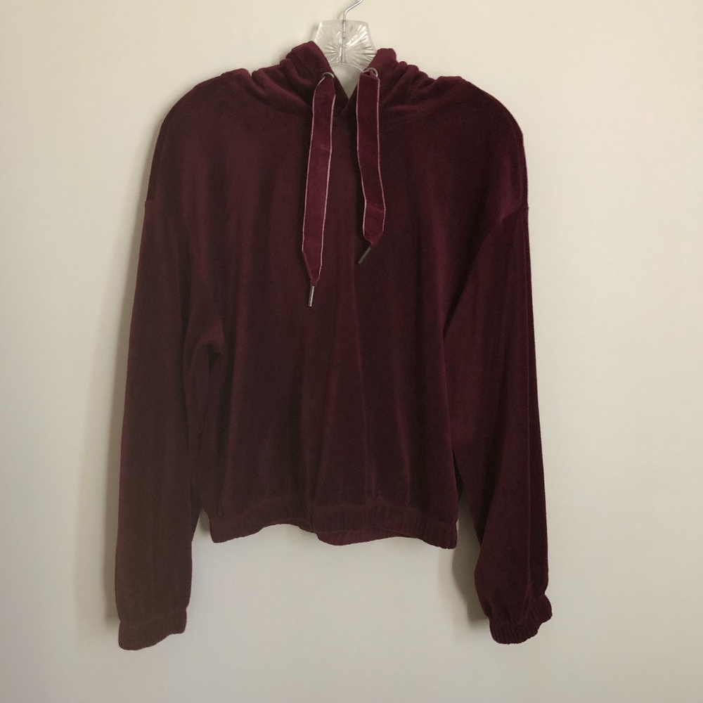 NEVER WORN Anthropologie Daily Practice Matching Velour Tracksuit Womens XS/S - Picture 2 of 14